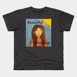 BEAUTIFUL POSITIVE GIRL PAINTING Kids T-Shirt